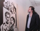 Abel Prieto en la ùltima exposición de Adigio